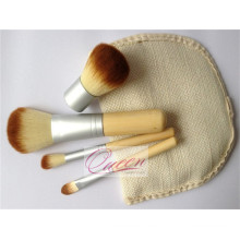 Belleza cosméticos 4PCS conjunto de pincel de maquillaje de bambú